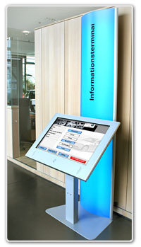 information kiosk friendlyway luminum 40